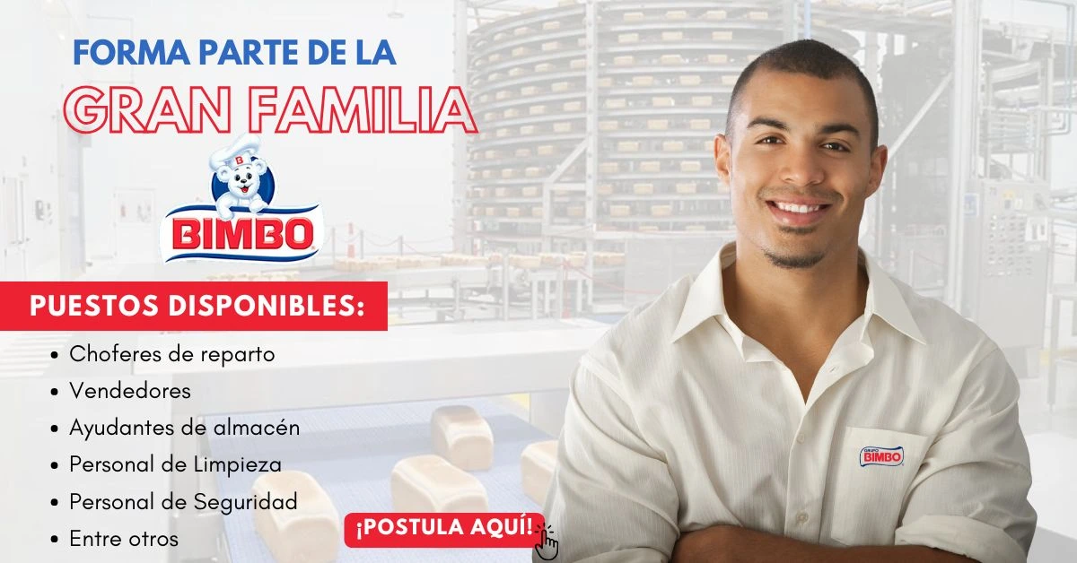 🍞 Convocatoria Laboral BIMBO