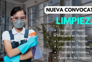 Convocatoria Personal de Limpieza