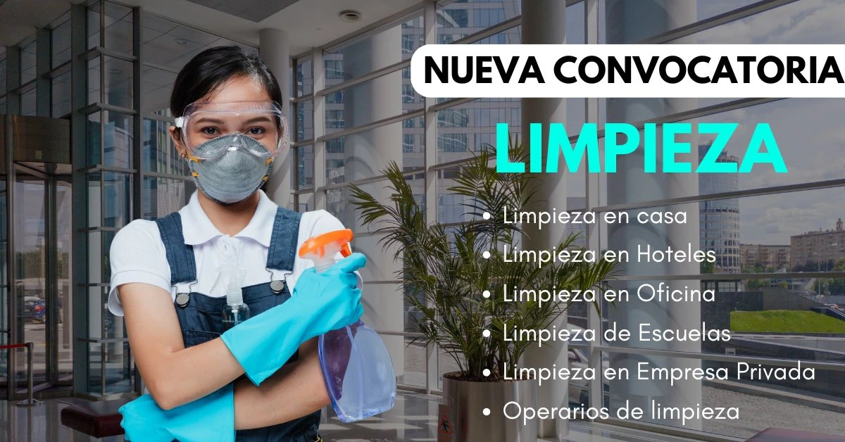 Convocatoria Personal de Limpieza