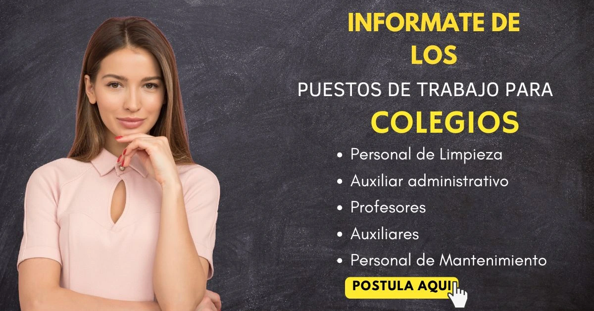 📚 Convocatoria Laboral para Colegios